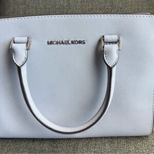 Michael Kors Light Blue Leather Women's Bag